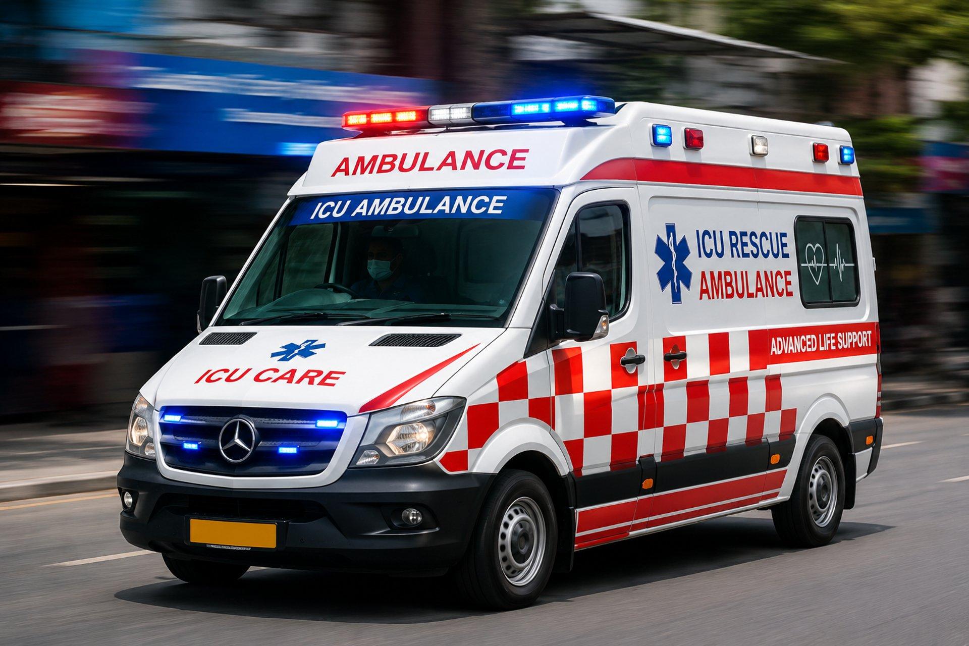 Crimson Critical Unit Ambulance Service in Chennai